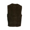 THE QUARTERMASTER Gilet uomo moro art. 31SS-V anni 50' velluto a coste MADE IN ITALY