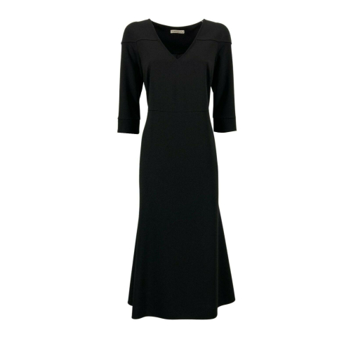 NUMERO PRIMO black woman dress art NW614C 52% polyester 40% viscose 8% elastane MADE IN ITALY
