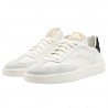 PANTOFOLA D'ORO WHITE man shoe mod. League low art. LLG6WU in calfskin and suede MADE IN ITALY