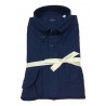 BRANCACCIO camicia uomo flanella blu chiaro melange art RN10Y0 GOLDY NICOLA EDN0911