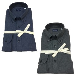 BRANCACCIO man flannel shirt RN10Y0 GOLDY NICOLA EDN01 100% cotton