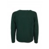 MOLO ELEVEN man crewneck sweater art TROUBLE 80% wool 20% nylon