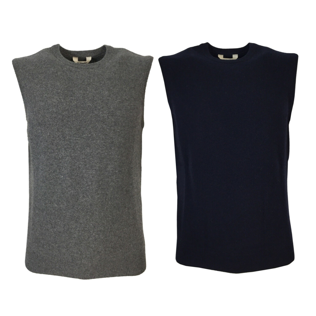 RE_BRANDED man crewneck gilet art U1WA04 85% recycled cashmere 15% other fibers MADE IN ITALY RE_BRANDED man crewneck gilet art U1WA04 85% recycled cashmere 15% other fibers MADE IN ITALY
