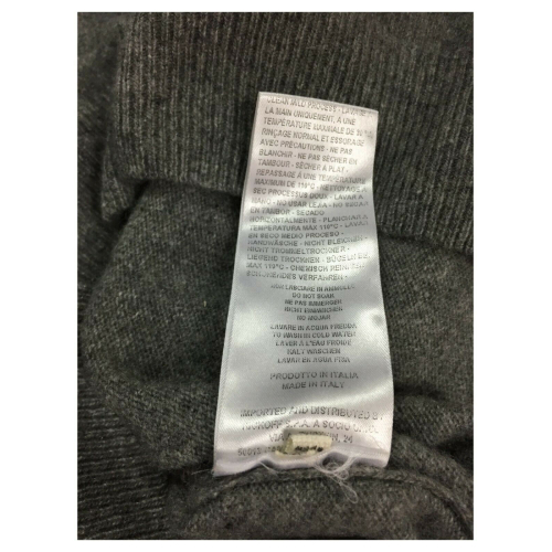 RE_BRANDED man crewneck gilet art U1WA04 85% recycled cashmere 15% other fibers MADE IN ITALY