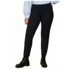 PERSONA by Marina Rinaldi pantalone donna blu gessato bianco art 13.1134101 REGOLA