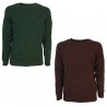 HAWICO Men's crew neck sweater BURNSIDE N 100% shetland wool MADE IN SCOTLAND new