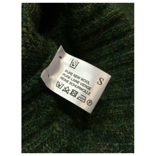 HAWICO Men's crew neck sweater BURNSIDE N 100% shetland wool MADE IN SCOTLAND new
