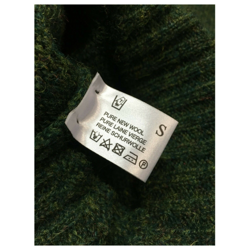 HAWICO Men's crew neck sweater BURNSIDE N 100% shetland wool MADE IN SCOTLAND new