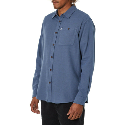 KATIN camicia uomo flanella blu delavè art TWILLER FLANNEL 100% cotone