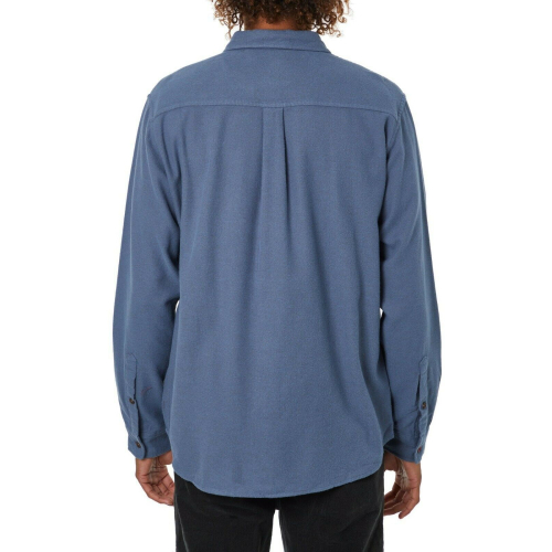 KATIN camicia uomo flanella blu delavè art TWILLER FLANNEL 100% cotone
