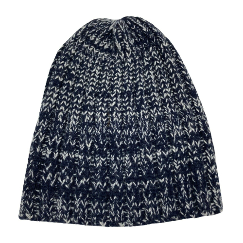 H953 man hat with mèlange ribs art HS3494 / NP 100% extrafine merino wool 19.5 micron MADE IN ITALY