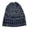 H953 man hat with mèlange ribs art HS3494 / NP 100% extrafine merino wool 19.5 micron MADE IN ITALY