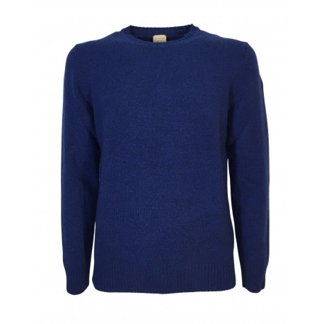 H953 man crew neck long sleeve sweater art HS3385 BASIC 90% wool 10% cashmere MADE IN ITALY