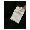H953 heavy black English rib crew neck sweater art HS3406 61% superfine wool 130's 39% polyamide MADE IN ITALY