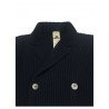 H953 men's double-breasted English rib jacket art HS3367 100% extrafine merino wool 19.5 micron MADE IN ITALY