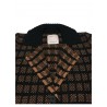 ALDO MARTINS short wool coat with check pattern art 8129 KANDA MADE IN SPAIN