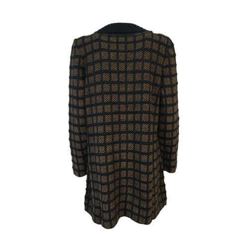 ALDO MARTINS short wool coat with check pattern art 8129 KANDA MADE IN SPAIN