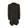 ALDO MARTINS short wool coat with check pattern art 8129 KANDA MADE IN SPAIN