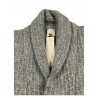 H953 gray shawl man jacket links point art HS3414 MADE IN ITALY