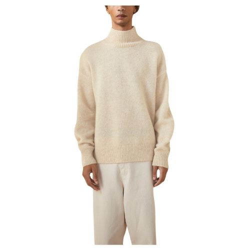 ELVINE man sweater ecru turtleneck art 330338 CASSIAN 35% alpaca 35% wool 30% recycled polyester