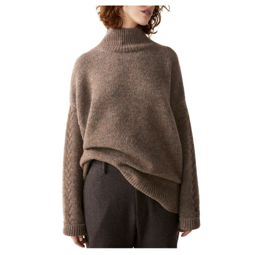 ELVINE woman turtleneck sweater over art 330399 STINNE 35% alpaca 35% wool 30% recycled polyester