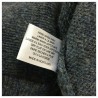 HAWICO Maglia uomo girocollo BURNSIDE 100% lana shetland melange MADE IN SCOTLAND  Blu e avio