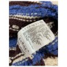LA FEE MARABOUTEE green / blue cardigan woman art FC5096 MADE IN ITALY