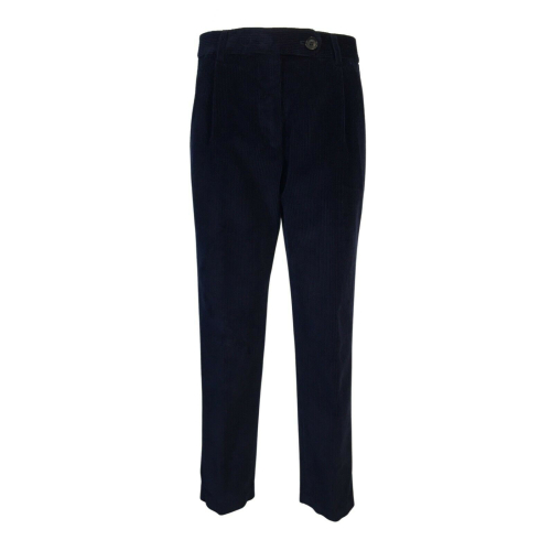 SEMICOUTURE pantalone donna velluto millerighe art Y1WR11 CLAUDIE 100% cotone MADE IN ITALY