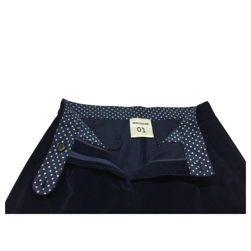 SEMICOUTURE pantalone donna velluto millerighe art Y1WR11 CLAUDIE 100% cotone MADE IN ITALY