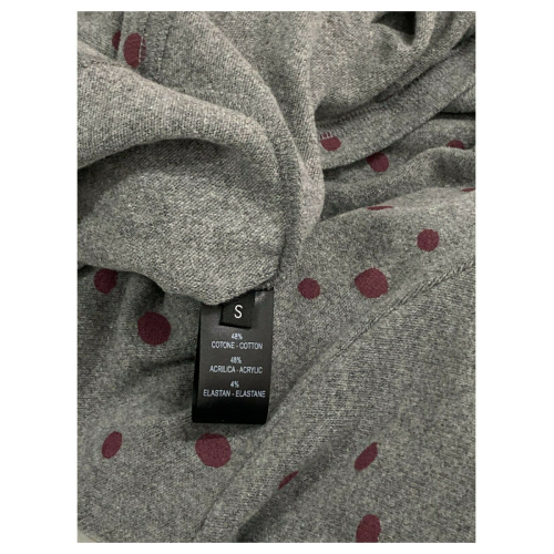 NEIRAMI woman sweater with flared boat neckline small polka dots art B11PS-N / W1 MADE IN ITALY