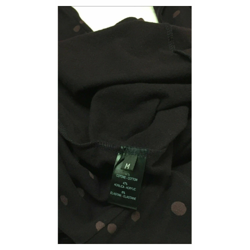 NEIRAMI woman sweater with flared boat neckline small polka dots art B11PS-N / W1 MADE IN ITALY