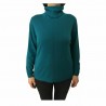ELENA MIRÒ women's turtleneck sweater black 54% viscose 24% wool 22% polyamide