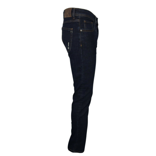 REIGN jeans uomo denim scuro art 19013155 FRESH OSAKA 98% cotone 2% elastan MADE IN ITALY