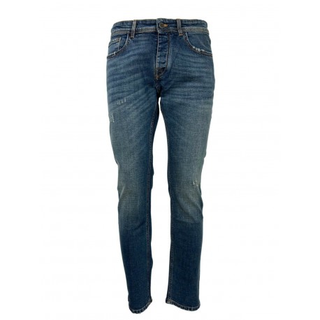 REIGN jeans man light denim stone art 19013158 FRESH SINGAPORE 98% cotton 2% elastane MADE IN ITALY