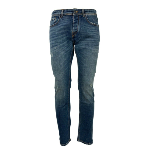 REIGN jeans man light denim stone art 19013158 FRESH SINGAPORE 98% cotton 2% elastane MADE IN ITALY