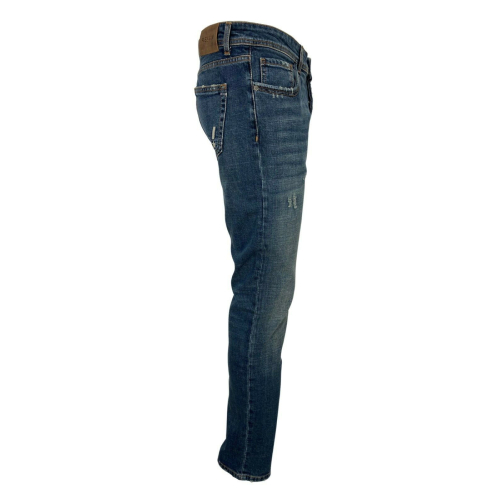 REIGN jeans man light denim stone art 19013158 FRESH SINGAPORE 98% cotton 2% elastane MADE IN ITALY