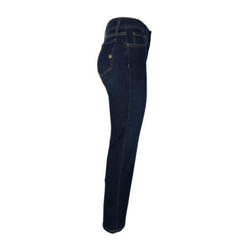 SHAFT jeans woman high waist with zip denim art REGULAR MADE IN ITALY