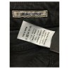 SHAFT jeans donna vita alta con zip denim nero art REGULAR MADE IN ITALY