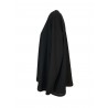 TADASHI maxi t-shirt woman over black art TAI224124 95% cotton 5% elastane MADE IN ITALY