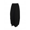 JO.MA woman long skirt black ovetto art 375 MADE IN ITALY