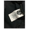 SOHO-T woman trousers heavy brushed black washed fleece art INAGI 21WJ150 100% cotton MADE IN ITALY