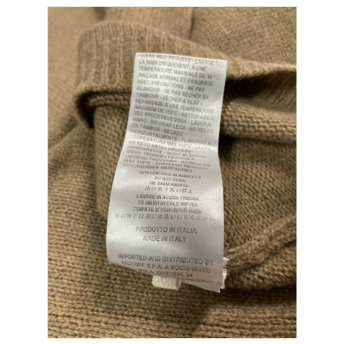 RE_BRANDED maglia donna collo alto slim art Z1WA11 85% cashmere riciclato MADE IN ITALY