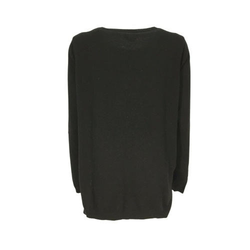 RE_BRANDED maglia donna scollo giro ampio art Z1WA22 50% cashmere riciclato 50% poliammide MADE IN ITALY