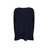 RE_BRANDED blue woman sweater over art Z1WC10 85% recycled cashmere 15% other fibers MADE IN ITALY