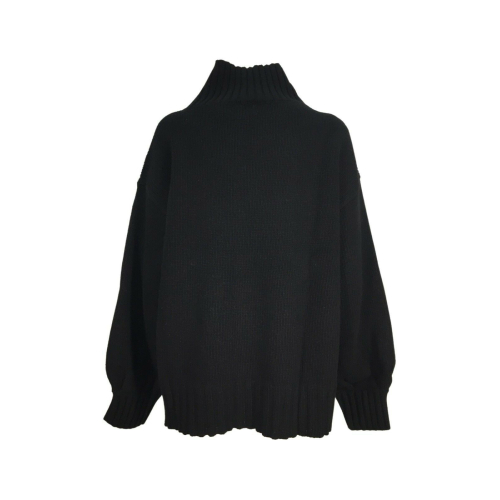 RE_BRANDED women's heavy half-neck sweater Z1WC22 85% recycled cashmere 15% other fibers MADE IN ITALY