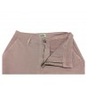 LA FEE MARABOUTEE pantalone donna rosa alla caviglia art FA-PA-MIA MADE IN ITALY