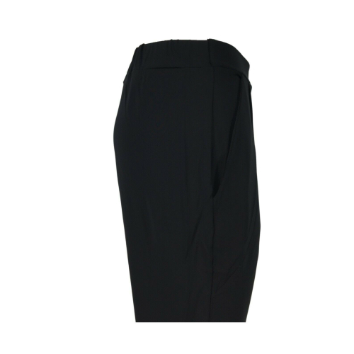 LA FEE MARABOUTEE pantalone jersey donna nero art FA-PA-MIRINA MADE IN ITALY