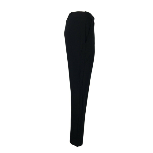 LA FEE MARABOUTEE pantalone jersey donna nero art FA-PA-MIRINA MADE IN ITALY