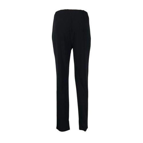 LA FEE MARABOUTEE pantalone jersey donna nero art FA-PA-MIRINA MADE IN ITALY