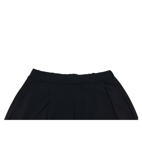 LA FEE MARABOUTEE pantalone jersey donna nero art FA-PA-MIRINA MADE IN ITALY